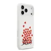 Lagerfeld для iPhone 17 Pro чехол Liquid Silicone Hearts Hard White (MagSafe)